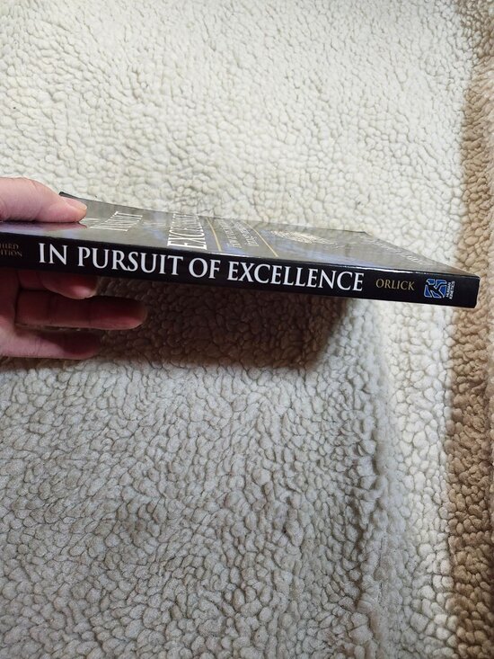 In Pursuit of Excellence Terry Orlick Third Edition Paperback Sports Psychology - Picture 4 of 12